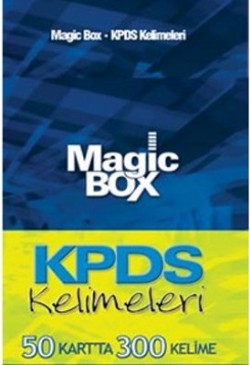 Magic Box KPDS Kelimeleri 50 Kartta 300 Kelime