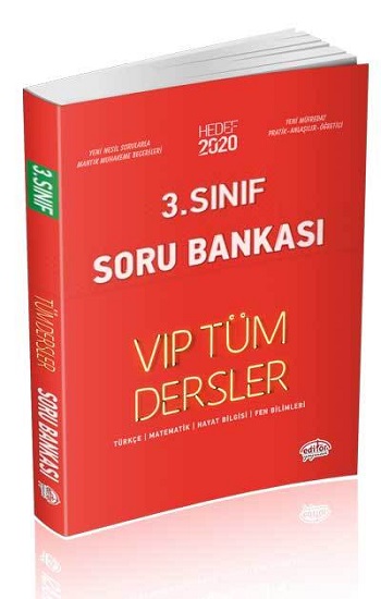 Editör 9 Sınıf Vip Tüm Dersler Soru Bankası Hedef 2020 Komisyon