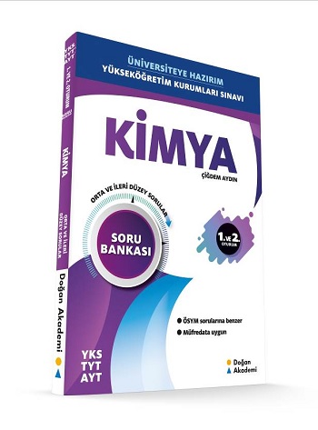 YKS TYT AYT Kimya Soru Bankası Orta İleri Düzey