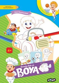 Süper Boyama Kitabı 3 Örneğe Bak ve Boya