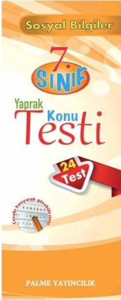 7 Sınıf Sosyal Bilgiler Yaprak Konu Testi