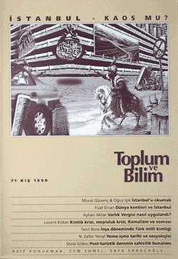 Toplum ve Bilim Sayı 101