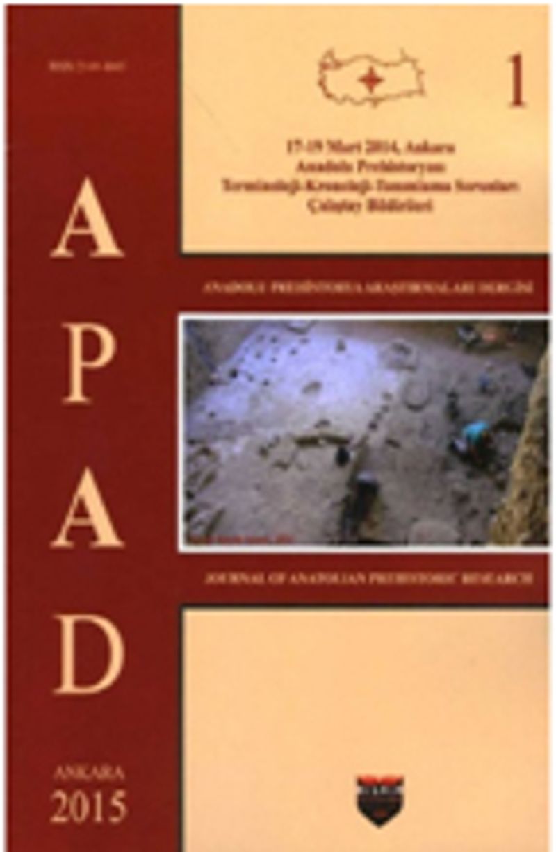 Anadolu Prehistorya Araştırmaları 1 APAD 1