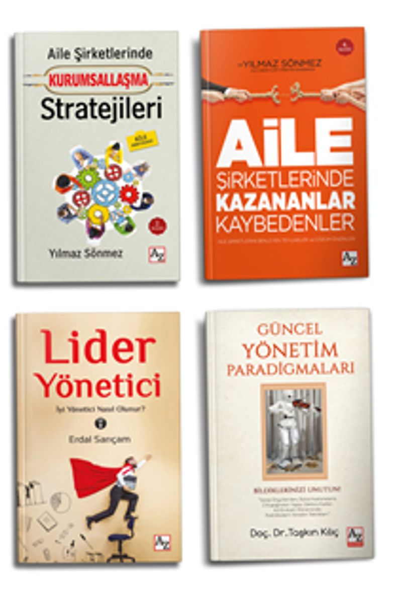 Yönetim Seti 4 Kitap Takım