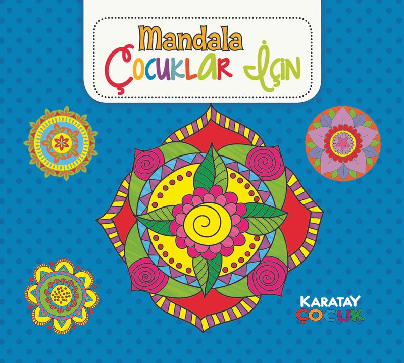 Çocuklar İçin Mandala Pembe