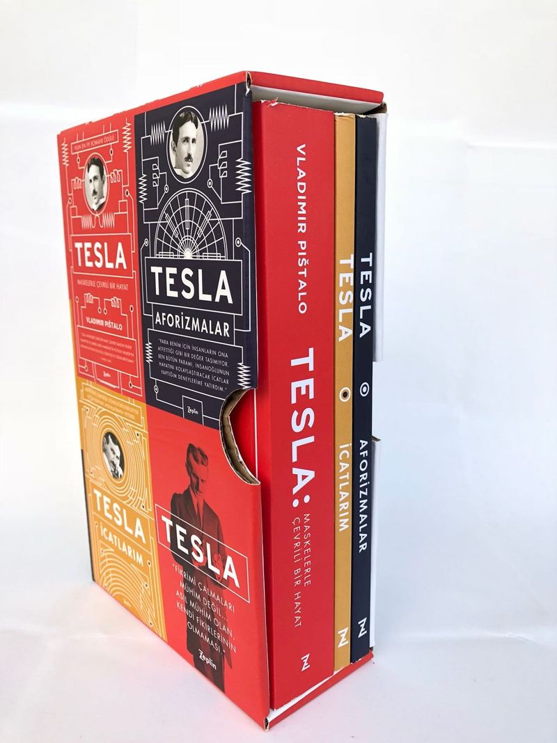 Nikola Tesla Seti 3 Kitap Takım