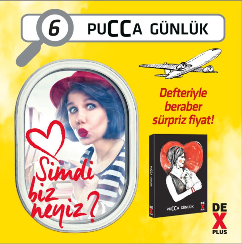 Pucca Günlük 6 Şimdi Biz Neyiz Kitap Siyah Defter