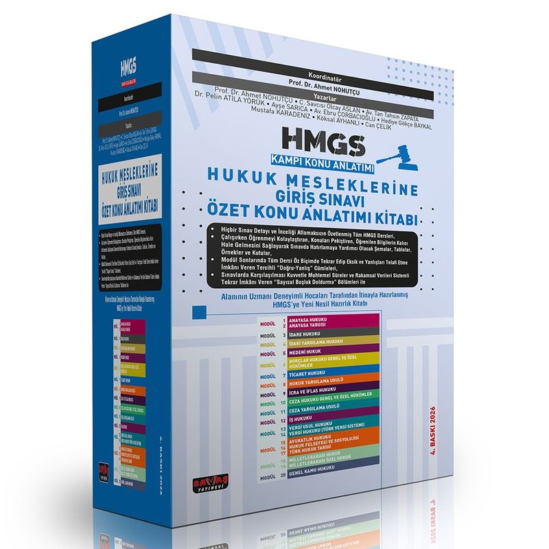 HMGS Kampı Özet Konu Anlatım Kitabı Modüler Set