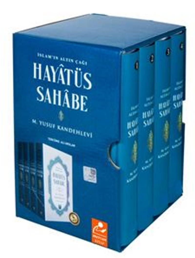 Hayatus Sahabe 4 Cilt Takım Termo Deri