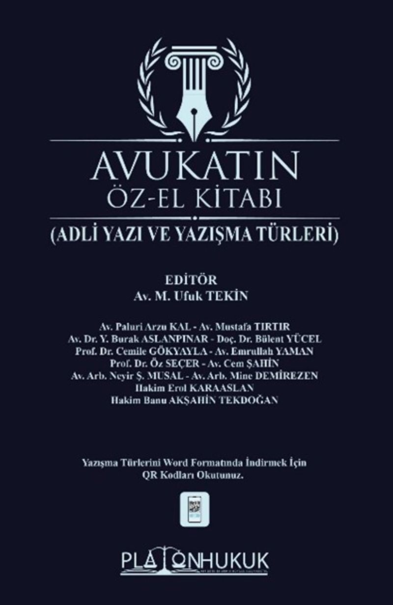 Avukatın Öz El Kitabı Adli Yazı Ve Yazışma Türleri