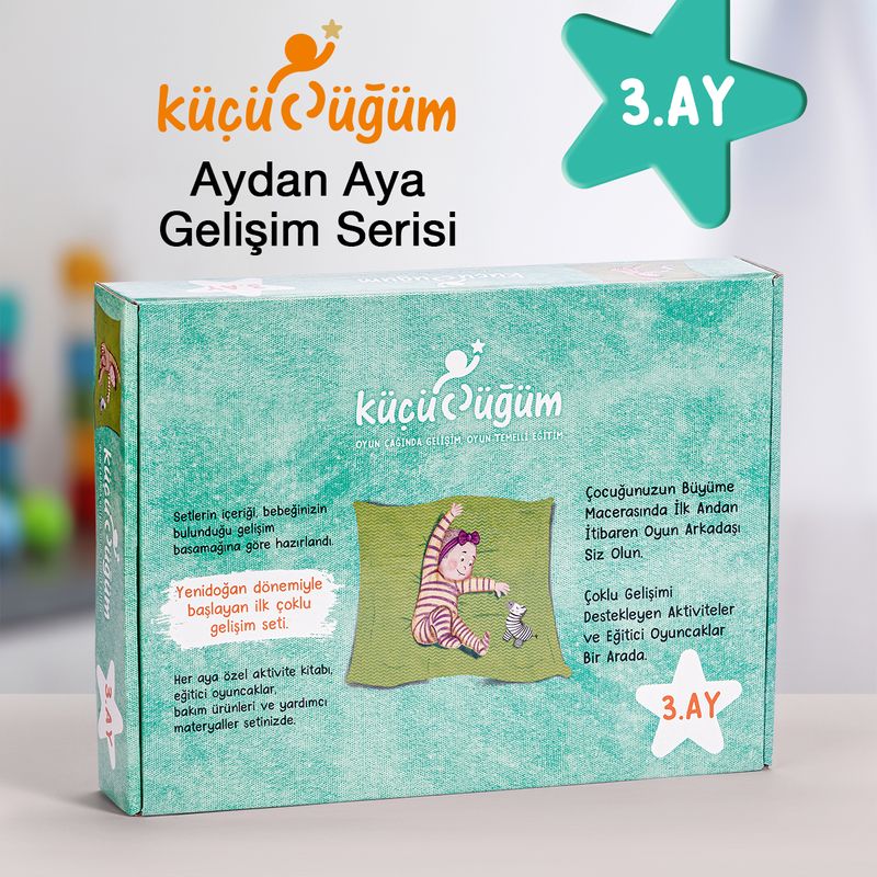 Küçücüğüm Aydan Aya Gelişim Serisi 13 Ay Tatlı Rüyalar Babacığım