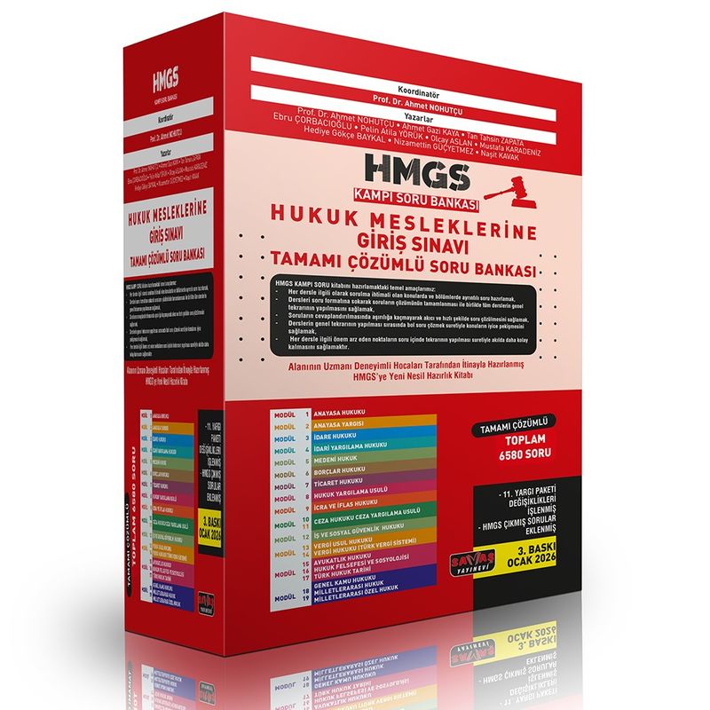 HMGS Kampı Tamamı Çözümlü Soru Bankası Modüler Set