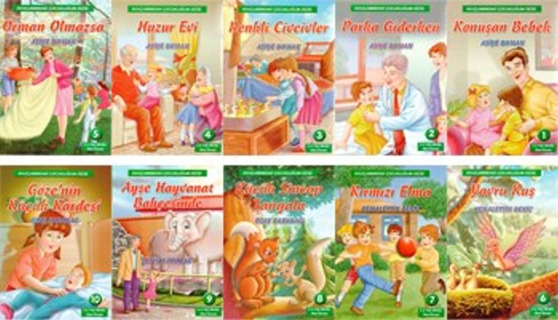 Avuçlarımdaki Çocukluğum Dizisi 2 6 Yaş 10 Kitap Takım