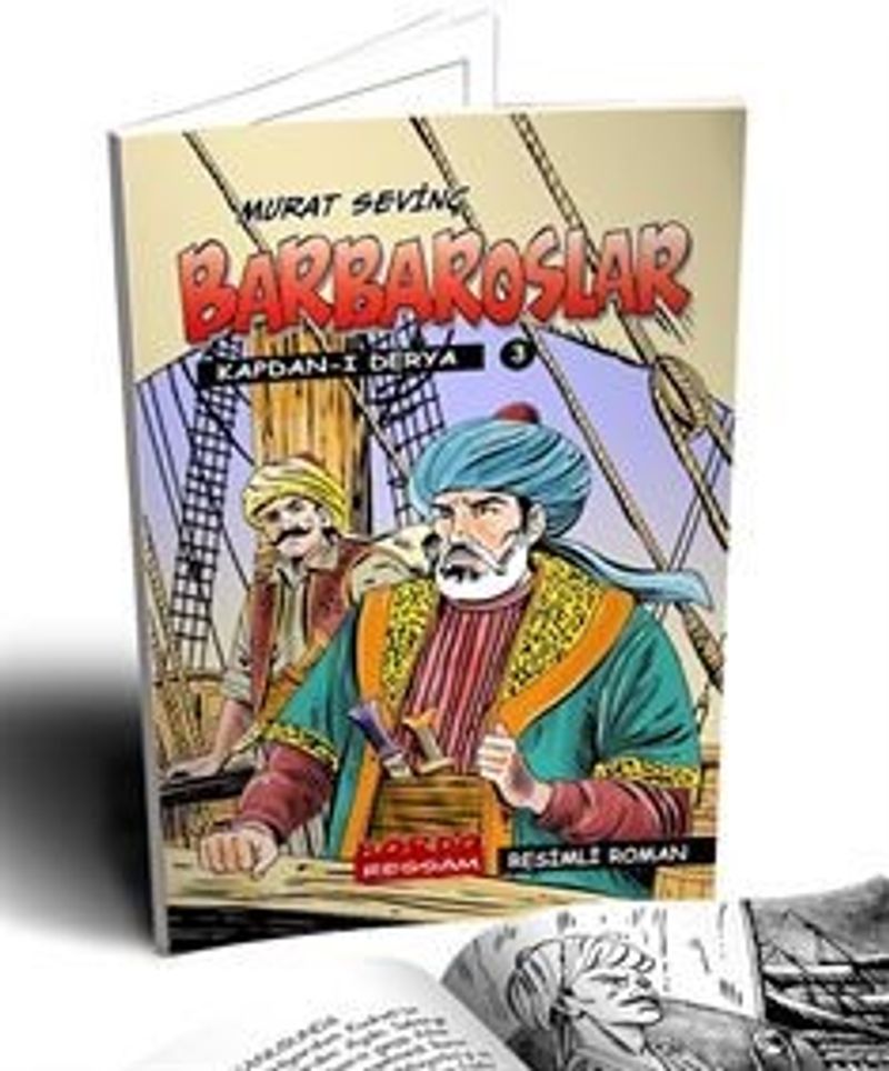 Barbaroslar 3 Kaptan ı Derya Resimli Roman