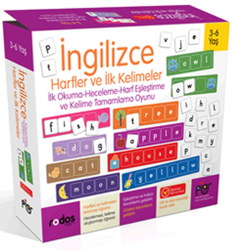 İlk İngilizce Harfler ve Kelimeler