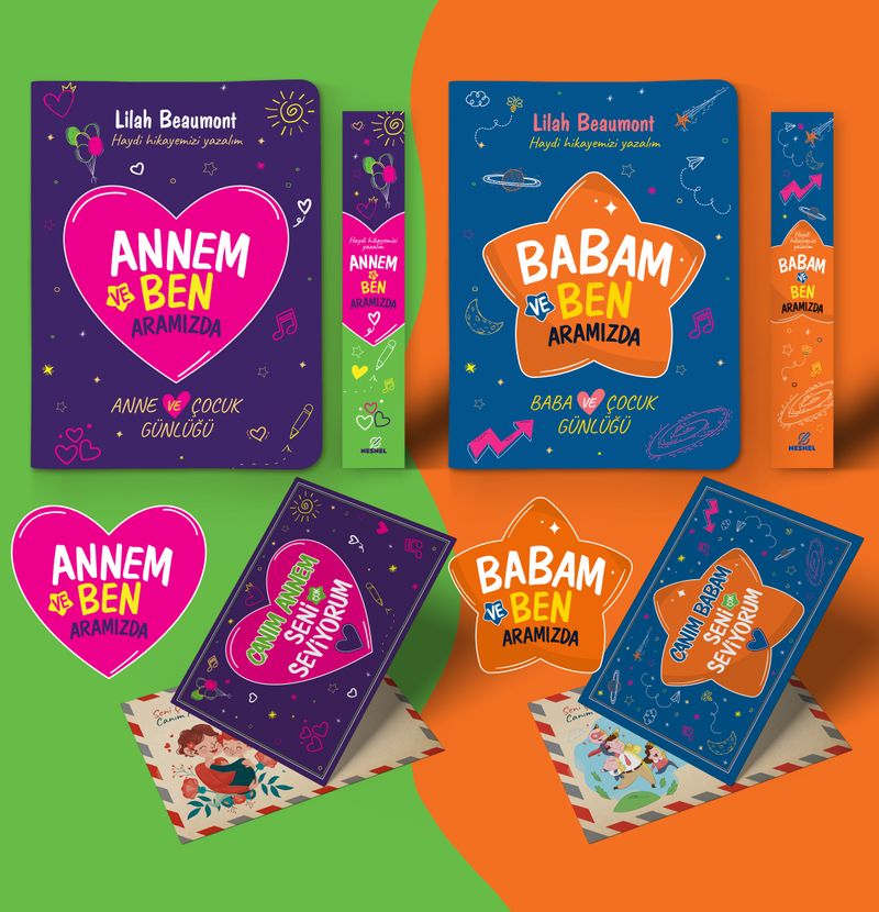 Annem Babam ve Ben 2 li Set