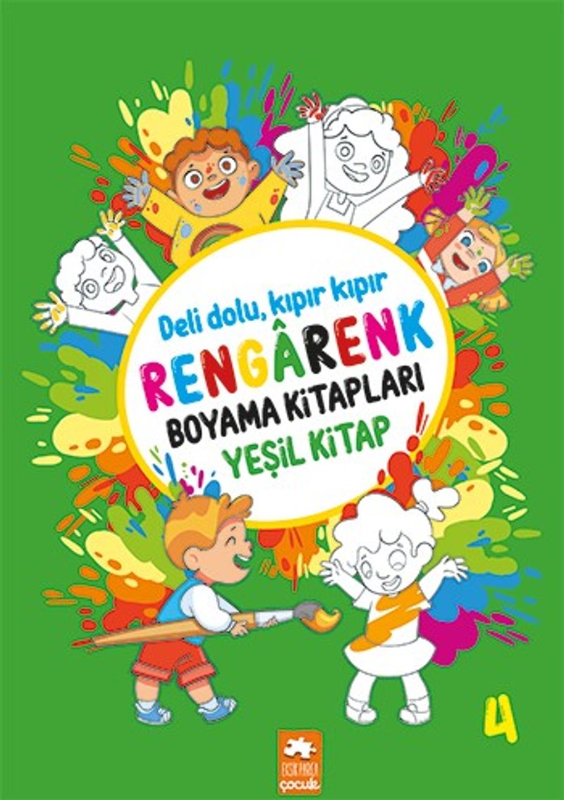 Rengarenk Boyama Kitabı Serisi Rengarenk Boyama Kitabı 4