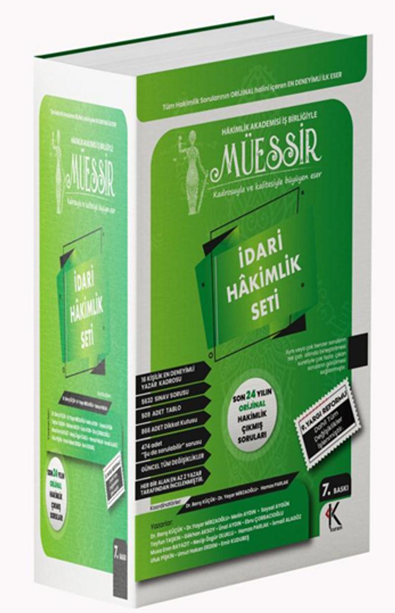 Müessir İdari Hakimlik Çıkmış Soru Bankası