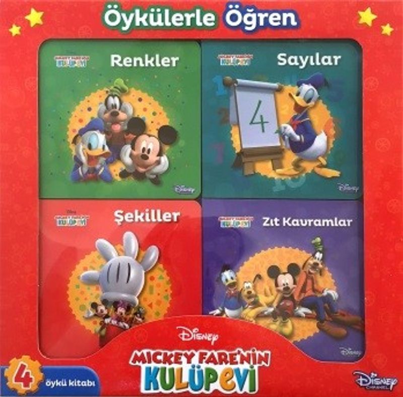Mickey Fare nin Kulüpevi 4 Kitap Takım