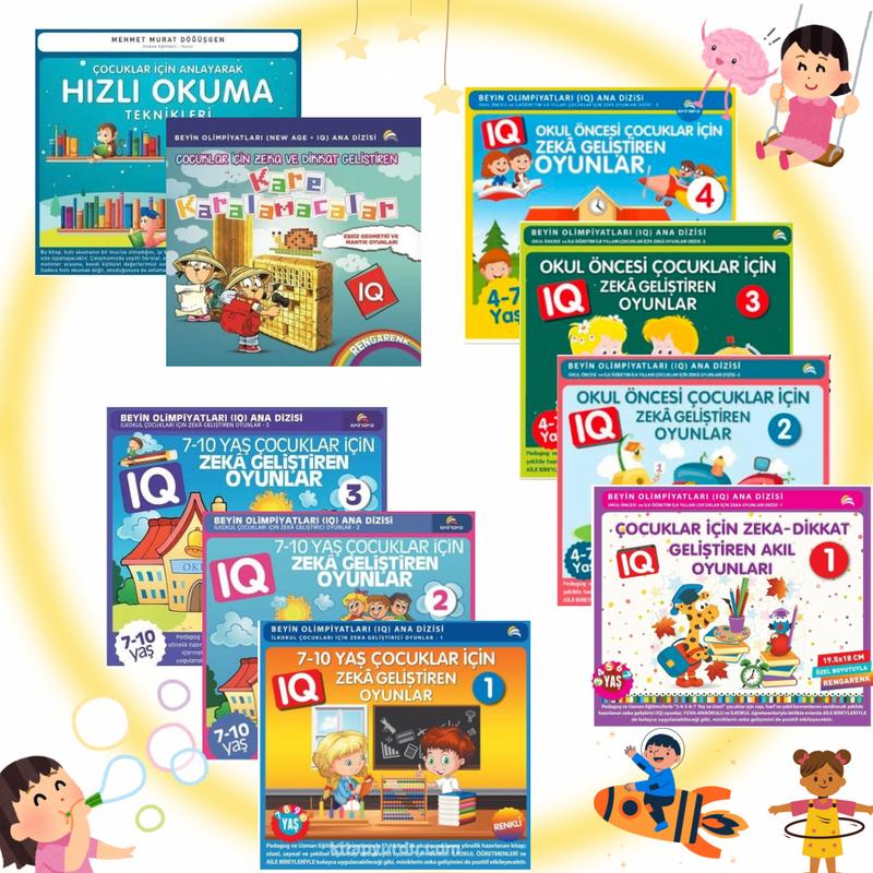 Çocuklar İçin Çoklu Zeka Oyunları 19 Kitap
