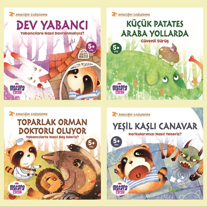 Anneciğim Endişelenme Set 4 Kitap