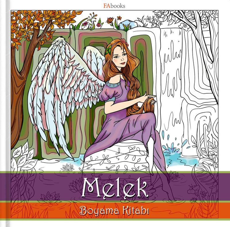 Minik Eller Yapıştır Ve Boya Lila Kitap