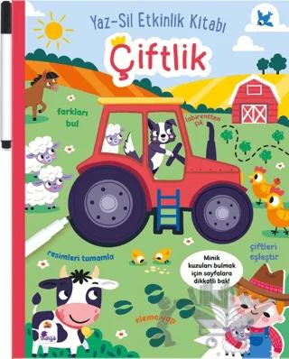 Yaz Sil Etkinlik Kitabı Çiftlik Kalemli