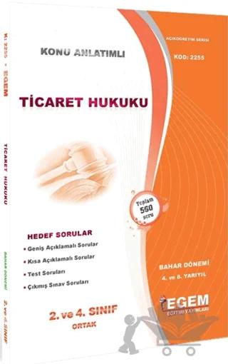 2 Sınıf Ticaret Hukuku Bahar Dönemi Konu Anlatımlı Soru Bankası