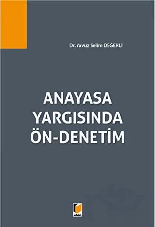 Anayasa Yargısında Ön Denetim