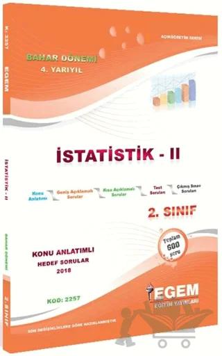 2 Sınıf 4 Yarıyıl İstatistik 2 Konu Anlatımlı Hedef Sorular Kod 2257
