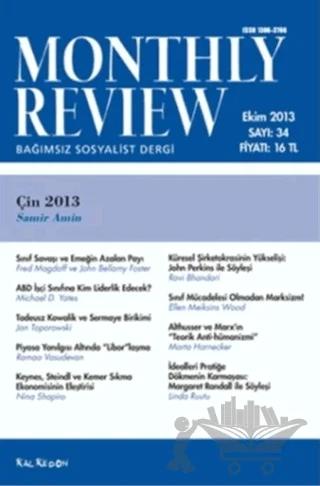 Monthly Review Bağımsız Sosyalist Dergi Sayı 34 Ekim 2013