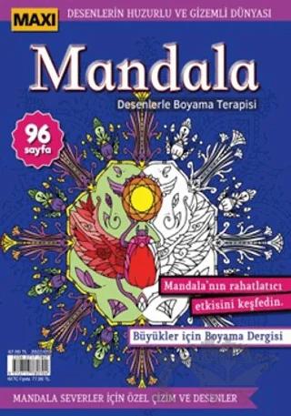 Maxi Mandala Desenlerle Boyama Terapisi 10