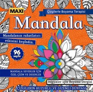 Maxi Mandala Desenlerle Boyama Terapisi 16