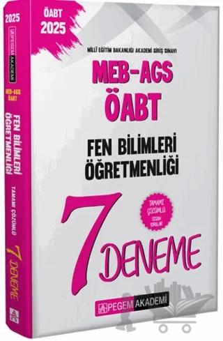 2025 MEB AGS ÖABT Fen ve Teknoloji Öğretmenliği Tamamı Çözümlü 7 Deneme
