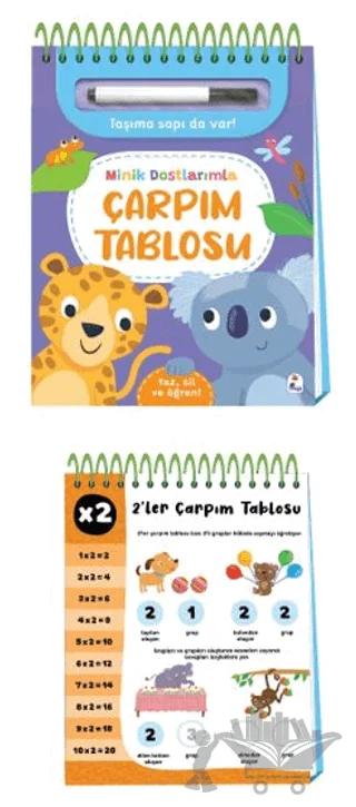 Minik Dostlarımla Çarpım Tablosu Yaz Sil ve Öğren