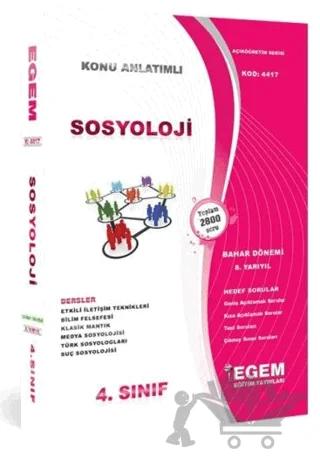 4 Sınıf Sosyoloji Bahar Dönemi Konu Anlatımlı Soru Bankası