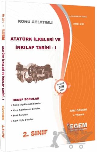 2 Sınıf 3 Yarıyıl Atatürk İlkeleri ve İnkılap Tarihi 1 Konu Anlatımlı Soru Bankası