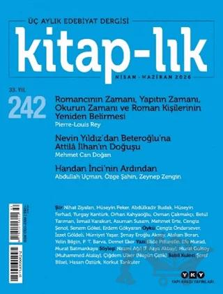 Kitap lık Dergisi Sayı 242 Nisan Haziran 2026