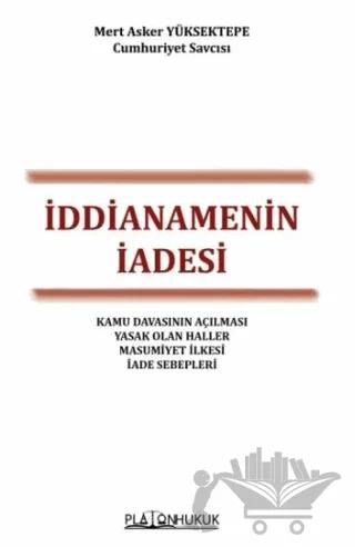 İddianamenin İadesi