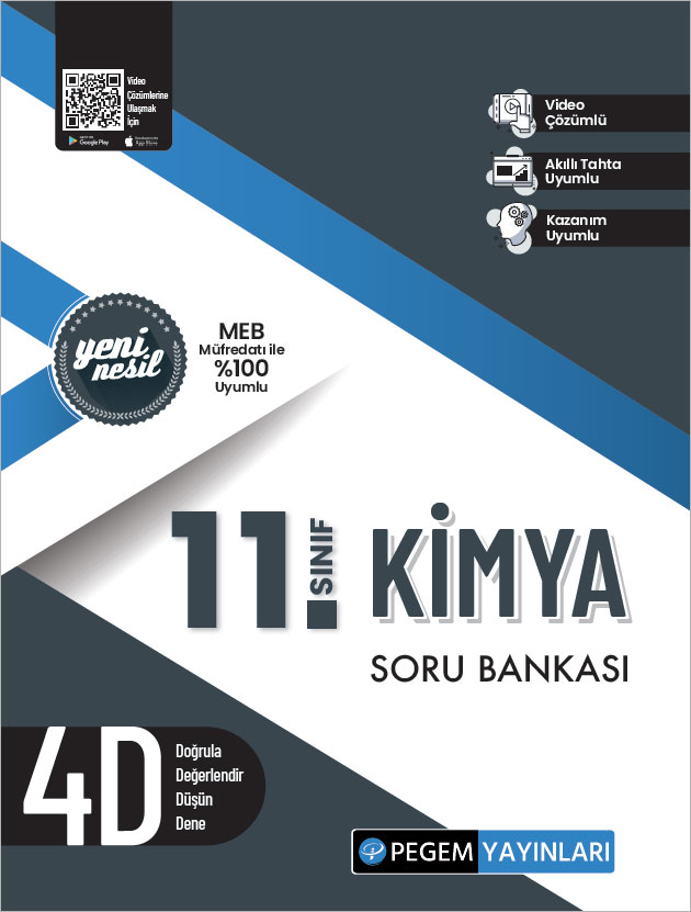 Pegem 11 Kimya Soru Bankası