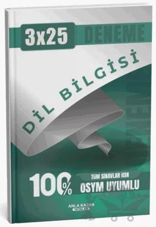 Tüm Sınavlar İçin 3x25 Dil Bilgisi Deneme