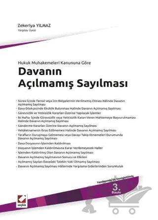 Davanın Açılmamış Sayılması