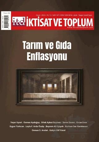 İktisat ve Toplum Dergisi 147 Sayı Tarım ve Gıda Enflasyonu