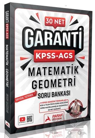 Paraf Akademi KPSS AGS 30 Net Matematik Geometri Soru Bankası