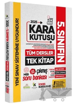 2025 5 Sınıf Tüm Dersler Tek Kitap Yeni Sistem İokbs Bursluluk Tamamı Çözümlü Çıkmış Soru Bankası