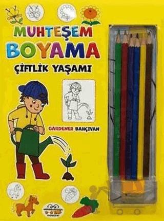 Muhteşem Boyama Çiftlik Yaşamı 6lı Boya Kalemi