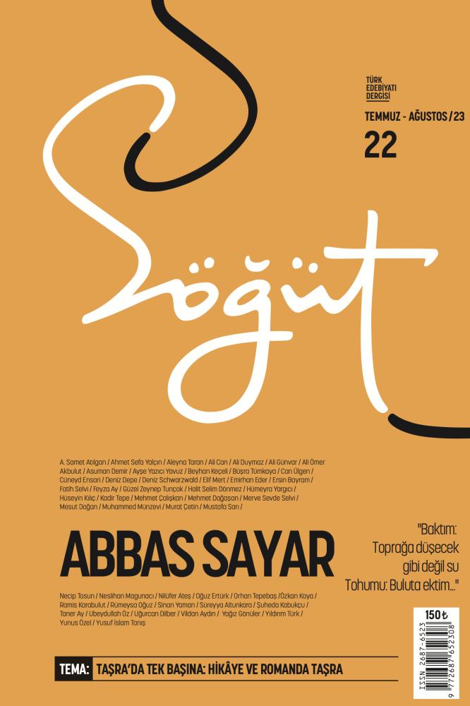 Ötüken Kitap Söğüt Türk Edebiyatı Dergisi Sayı 22 Temmuz Ağust