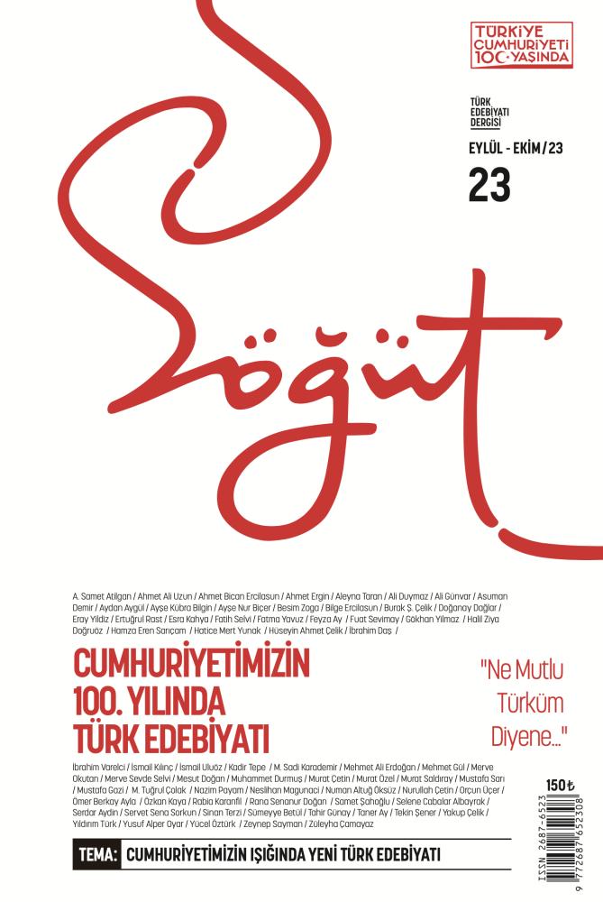 Ötüken Kitap Söğüt Türk Edebiyatı Dergisi Sayı 23 Eylül Ekim 2
