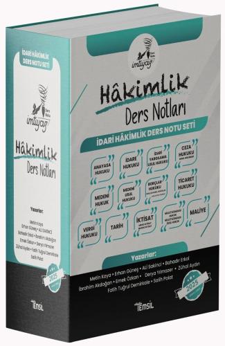İmtiyaz İdari Hakimlik Ders Notları Seti