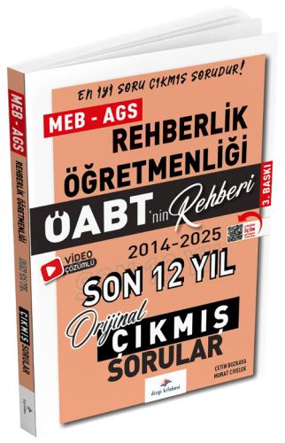 2026 ÖABT MEB AGS nin Rehberi Rehberlik Çıkmış Sorular Son 12 Yıl Çözümlü